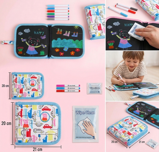 Magic Doodle Reusable Drawing Book (Random Color)