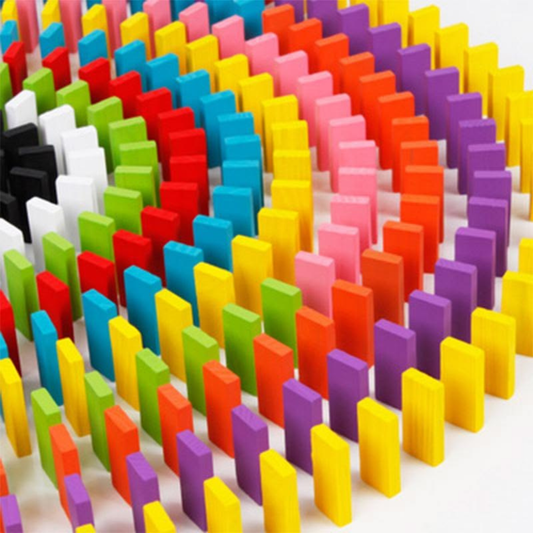 Bright Mind Domino Blocks