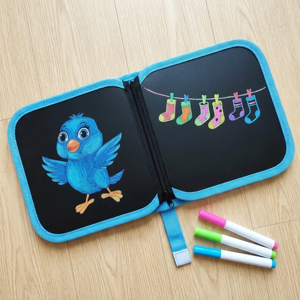 Magic Doodle Reusable Drawing Book (Random Color)