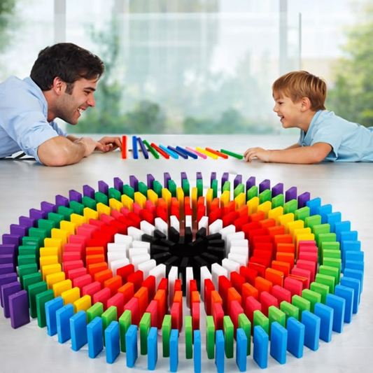 Bright Mind Domino Blocks