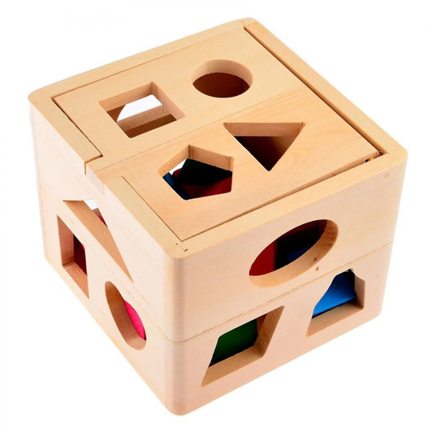 Smart Shape Wooden Sorter Cube